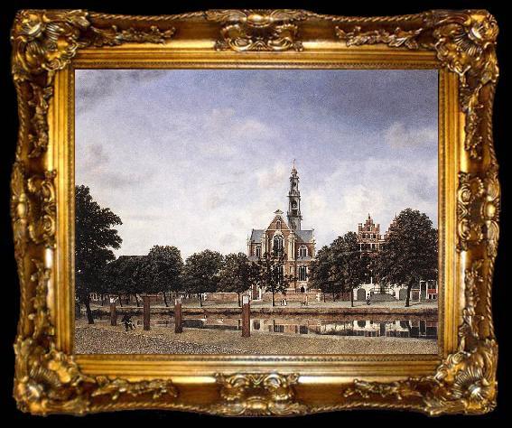 framed  HEYDEN, Jan van der View of the Westerkerk, Amsterdam, ta009-2